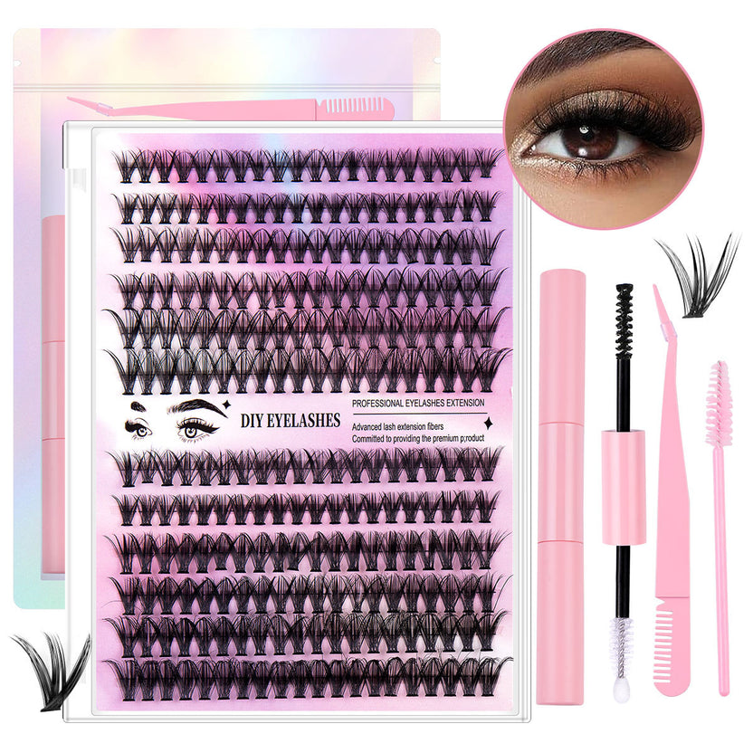 12 Rows Of 30D Plus 40D Clusters Of 240 Segmented Lashes Set – FLORENZA ...